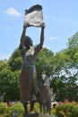 statue of Florence Martus replicating Ã¢â¬ÅThe Waving Girl,Ã¢â¬Â